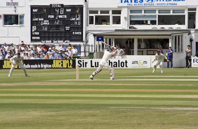 Image of Australia warming up ahead of a game against England in 2009.