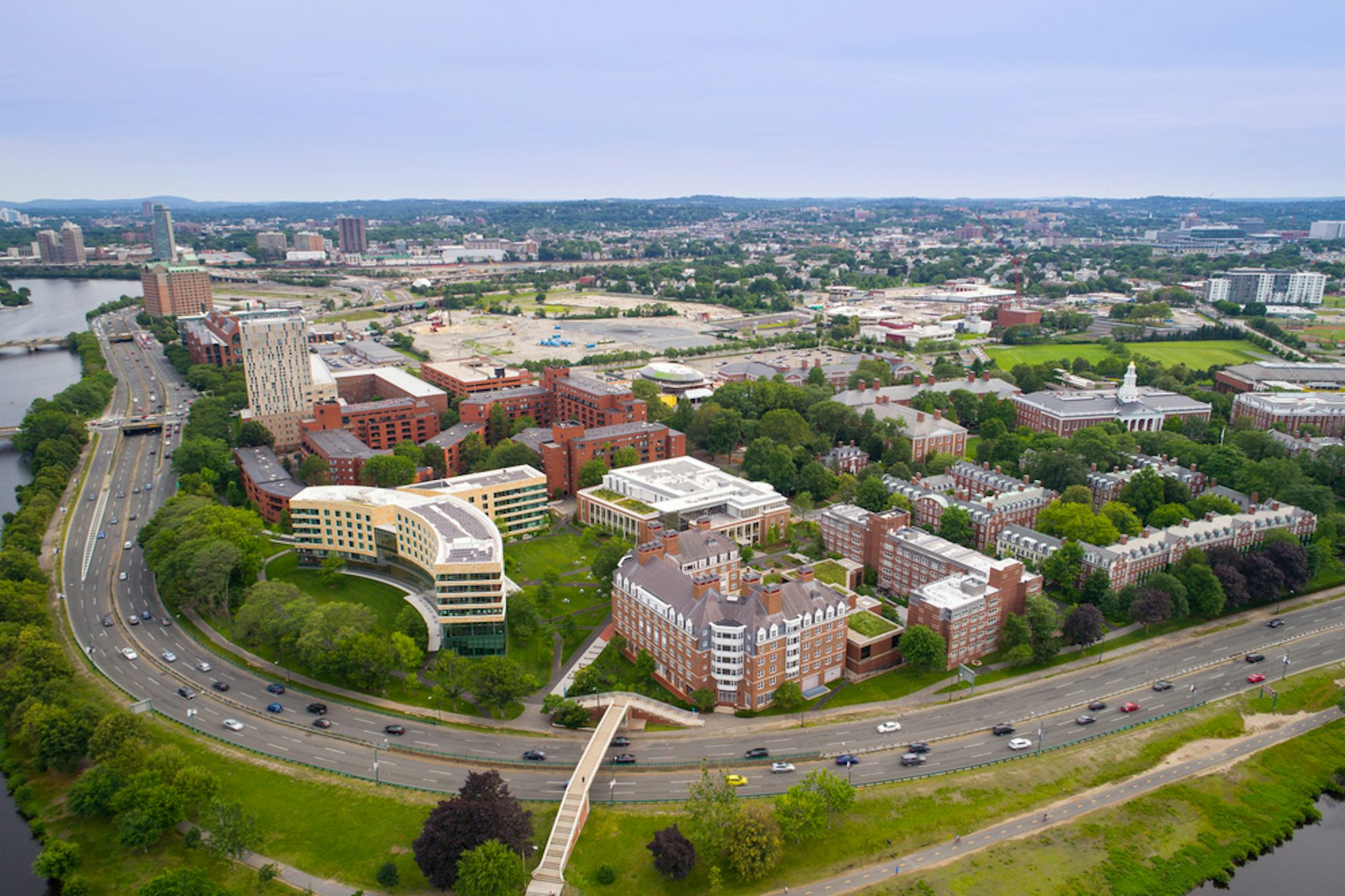 Image aérienne de Harvard University
