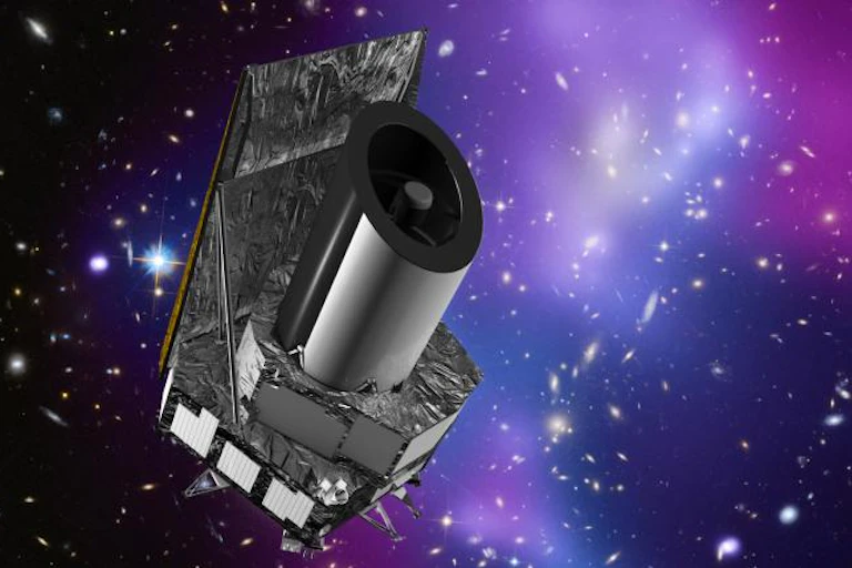 Artist's image of Euclid in space.