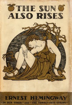 Book cover showing a woman sitting crestfallen beside a tree