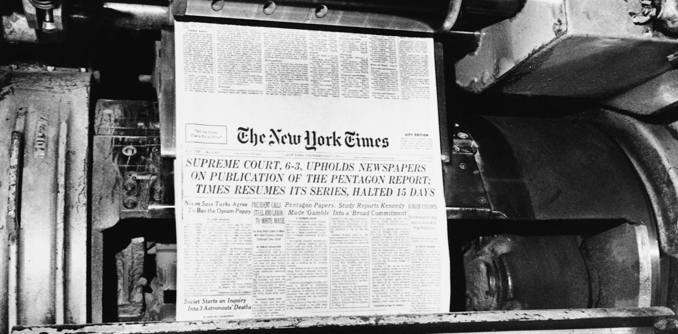 The New York Occasions anxious that publishing the Pentagon Papers would destroy the newspaper — and the repute of the US