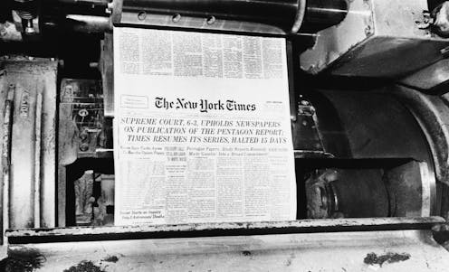 The New York Times worried that publishing the Pentagon Papers would destroy the newspaper — and the reputation of the US