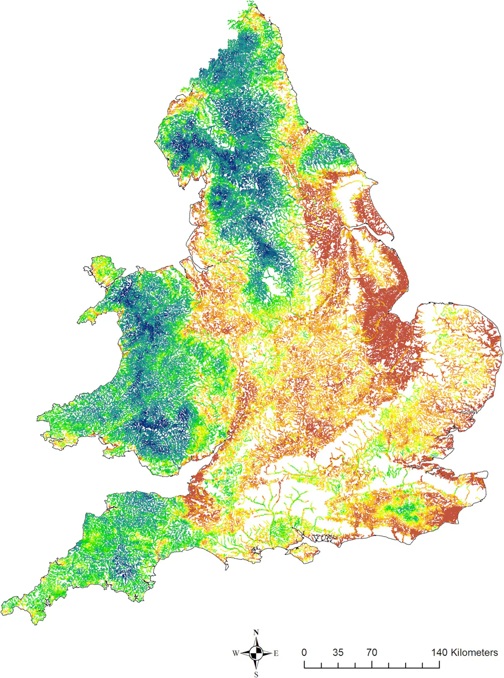 Channelized Rivers England We have forgotten what a ‘natural’ river even looks like