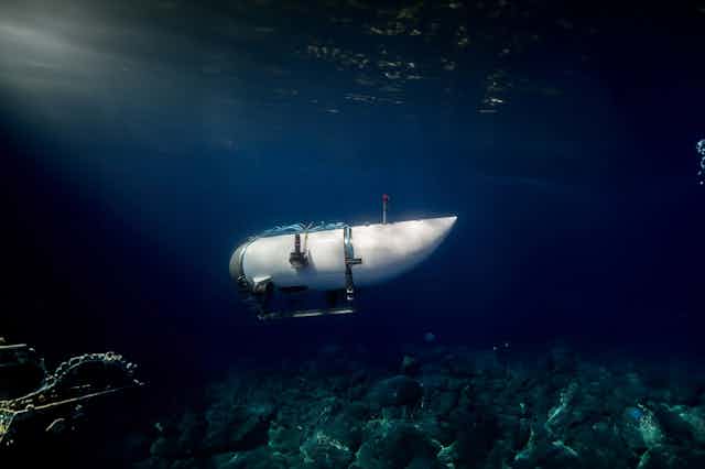 Artist's impression of Titan submarine.
