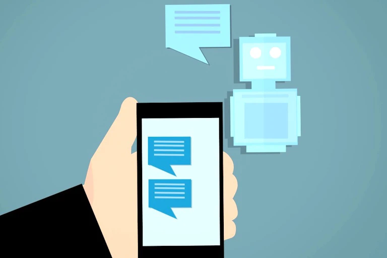 Illustration d'un chatbot