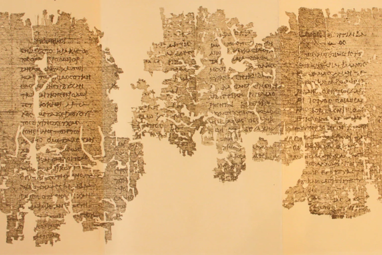 Fragment de papyrus.