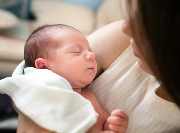 An infant in arms
