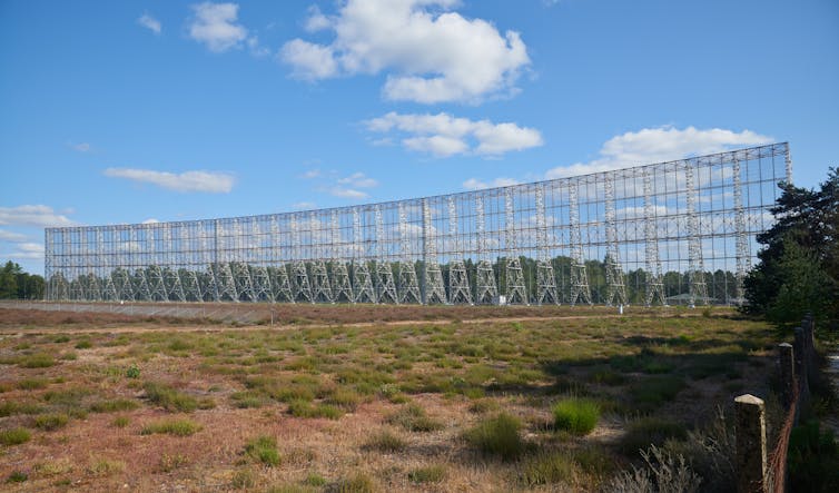 Espejo secundario del Gran Radiotelescopio de Nançay, que ha participado en el estudio.