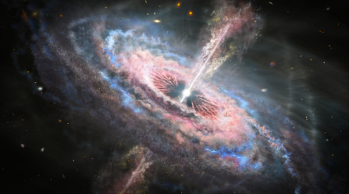 Astronomers see ancient galaxies flickering in slow motion due to expanding space