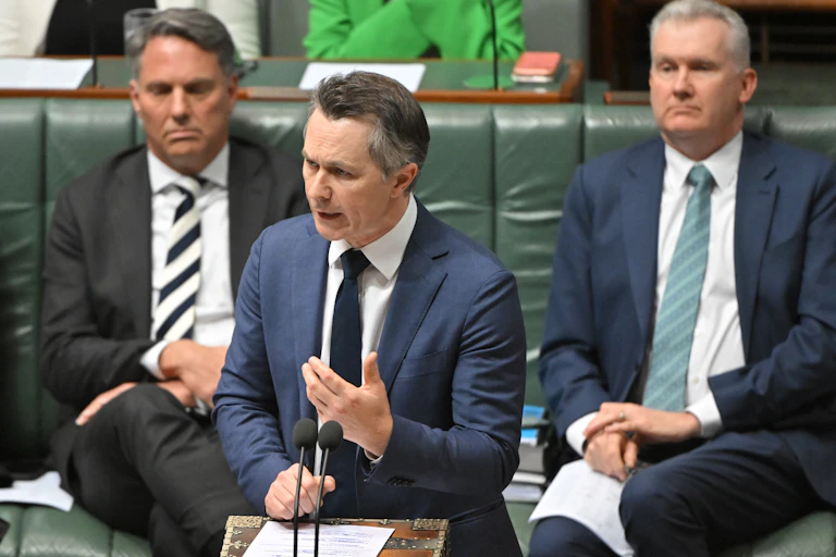 Education Minister Jason Clare in parliament.