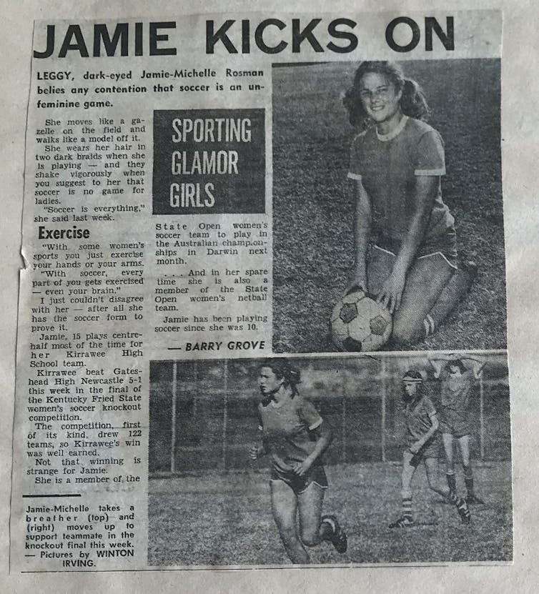 Headline reads: Jamie kicks on