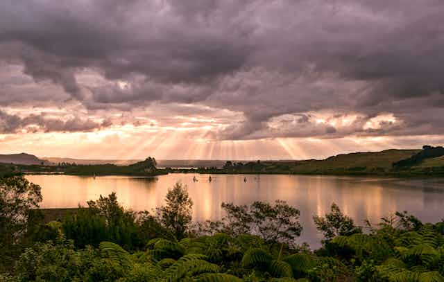 A view of lake Rotorua
