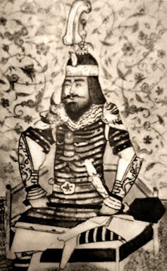 Retrato del líder militar y político turco-mongol Tamerlán.