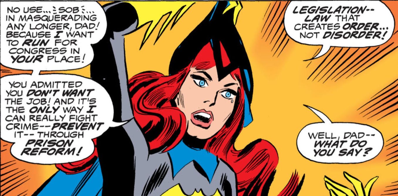 Holy voter suppression, Batgirl! What comics reveal about gender and democracy