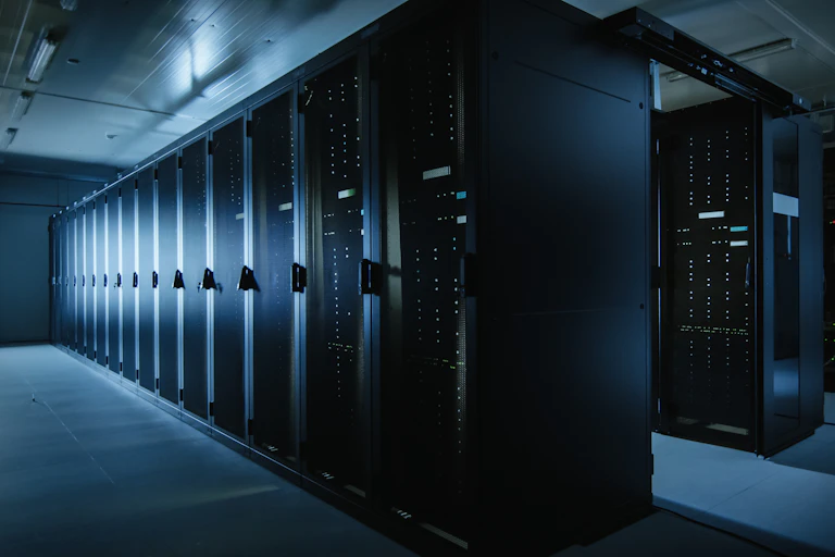 Room containing computer servers