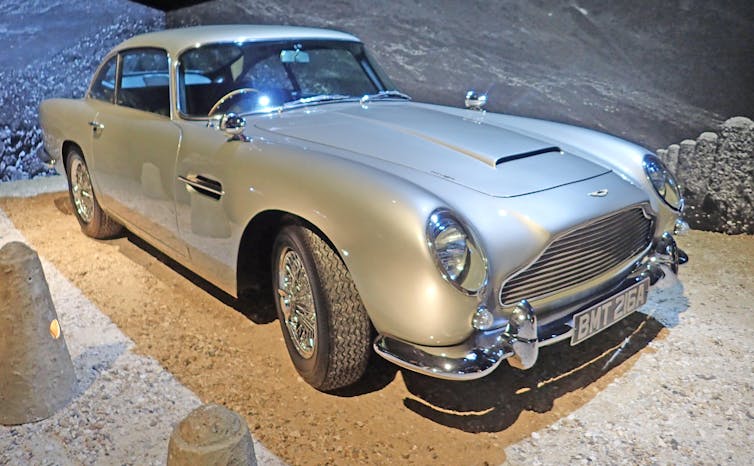 The Aston Martin DB5, James Bond's historic car