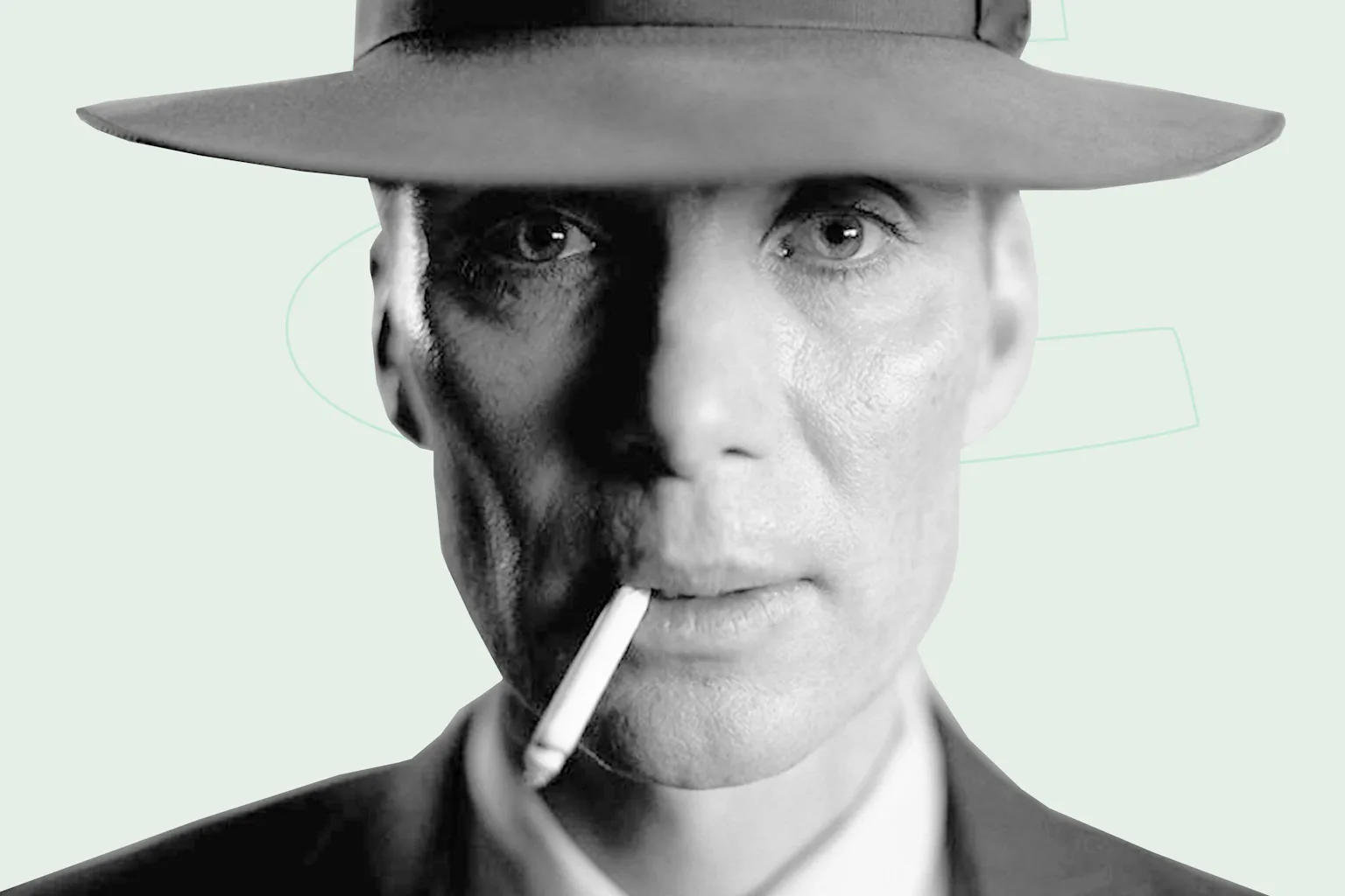 how many cigarettes did oppenheimer smoke J. Robert Oppenheimer smoking a cigarette (Green