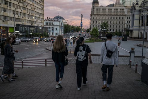 In Kyiv, signs of the ongoing war are evident – but daily life continues uninterrupted as well