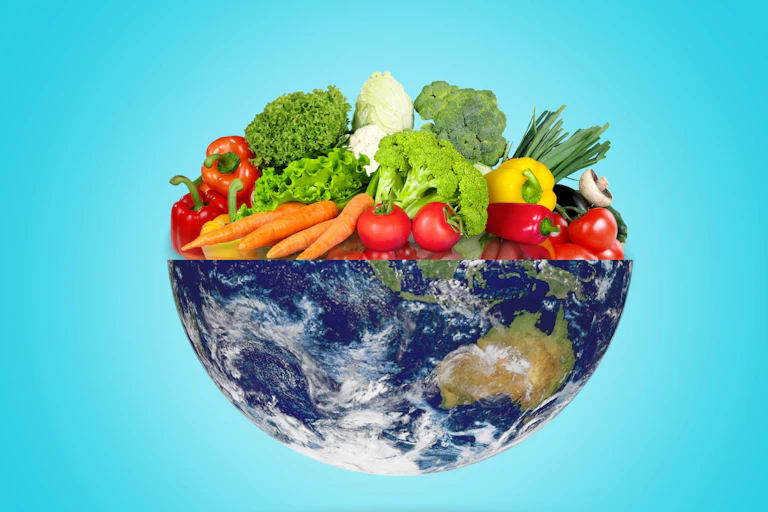 vegetables in planet earth
