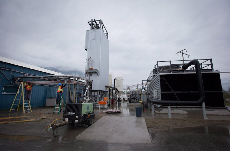Image of a carbon capture facility in Alberta.