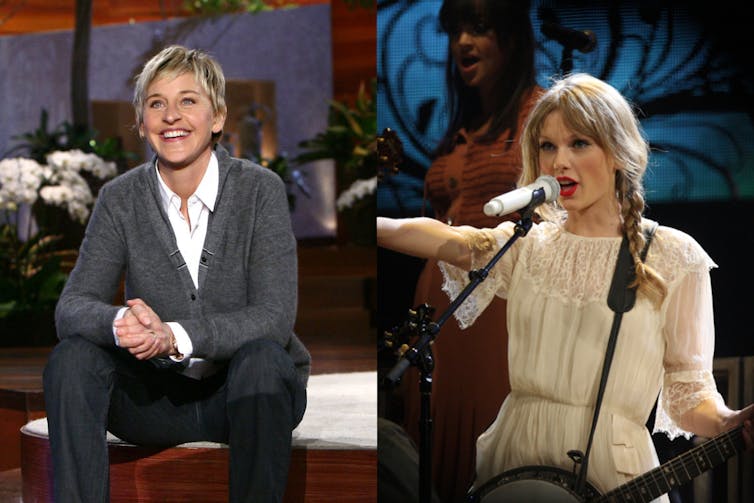 Ellen DeGeneres et Taylor Swift