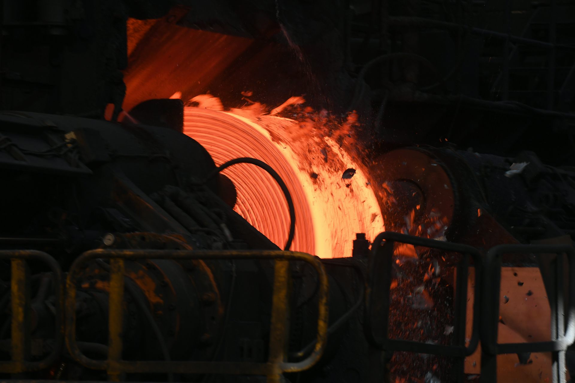machinery at steelworks