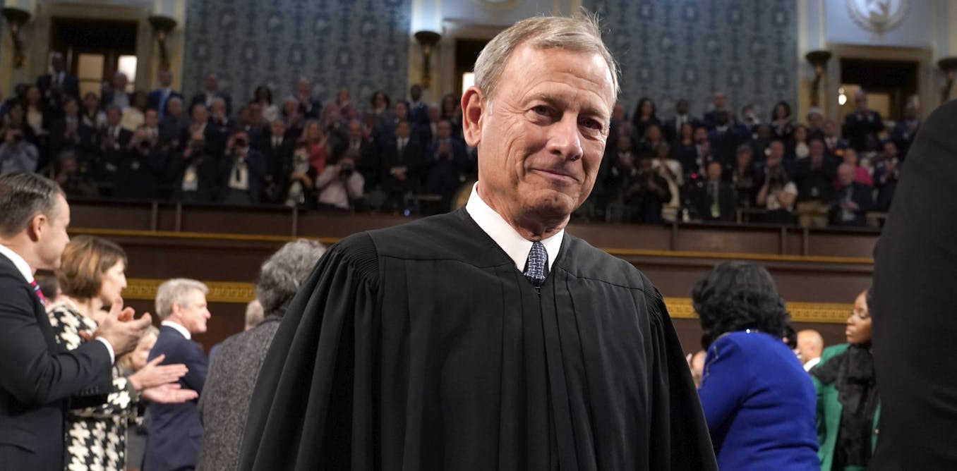 Supreme Court docket Chief Justice John Roberts makes use of conflicting views of race to resolve America’s historical past of racial discrimination