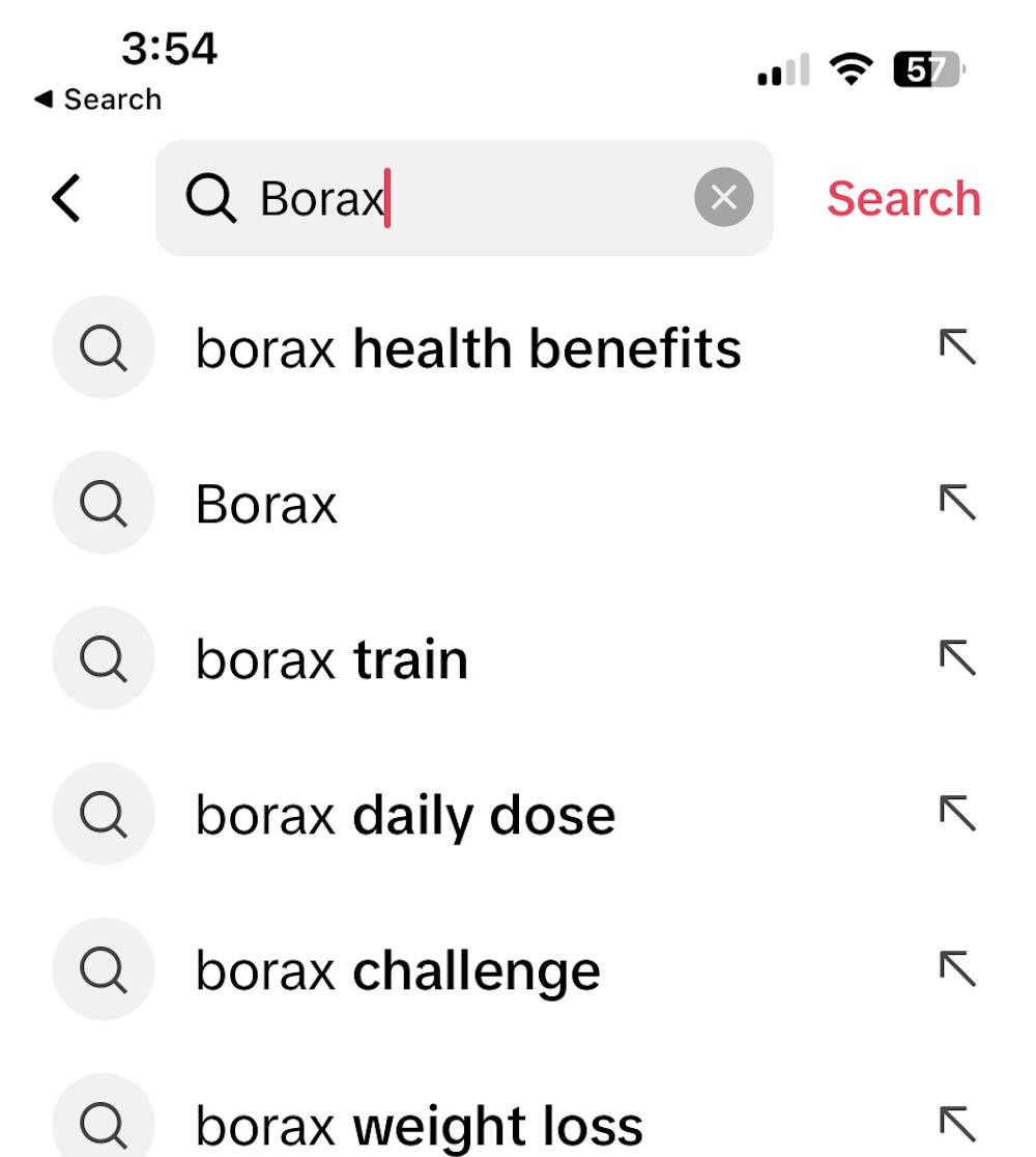 Borax en pain