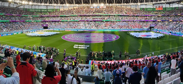 2022 FIFA World Cup, Korea-Uruguay football match.