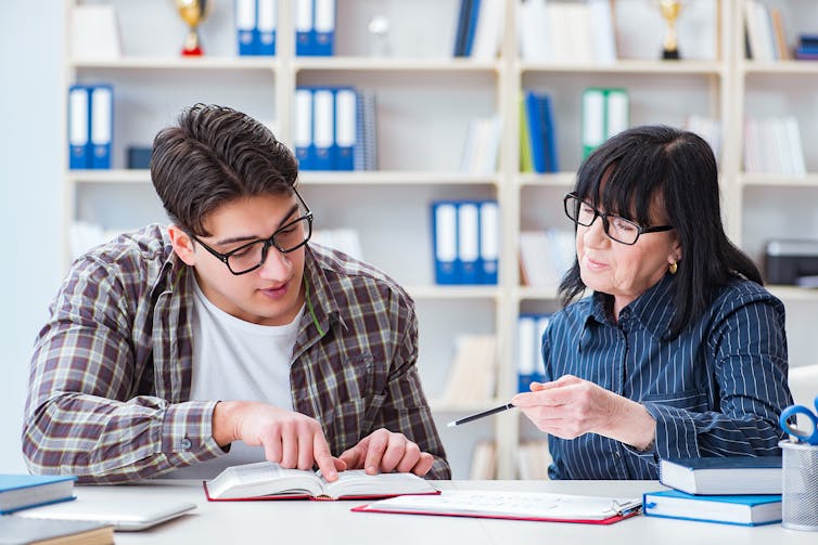 Tutoring session