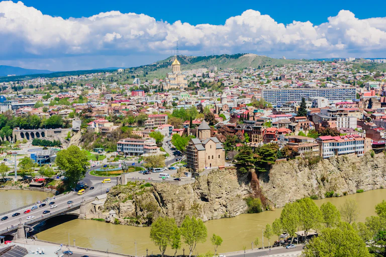 Vue de Tbilissi