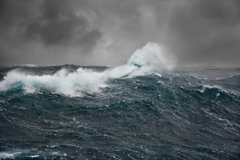 stormy sea