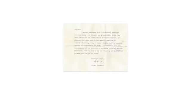 Surat yang ditulis oleh Albert Einstein