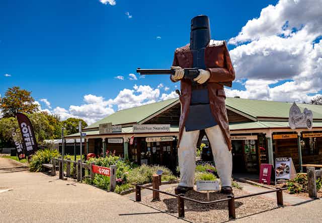 A giant Ned Kelly