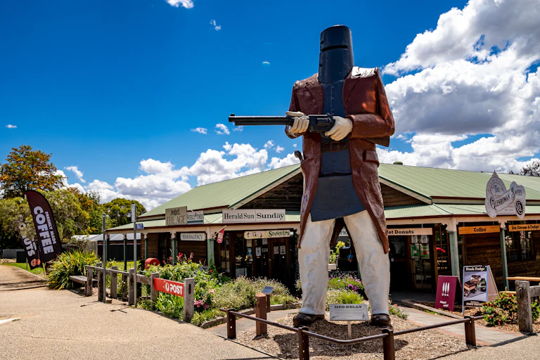 A giant Ned Kelly