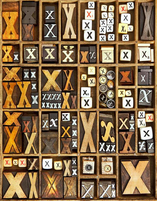 X marks the unknown in algebra – but X's origins are a math mystery