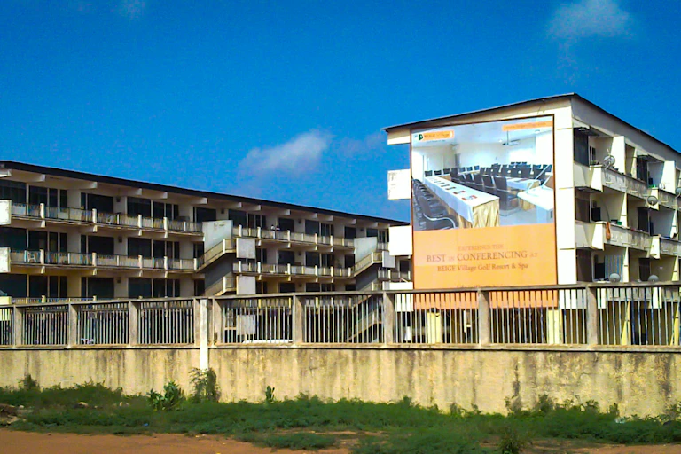 Two storey residential building adjacent each other