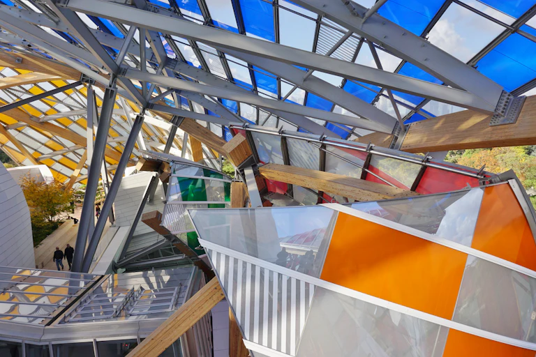 Museo de la Fundación Louis Vuitton, diseñado por Frank Gehry