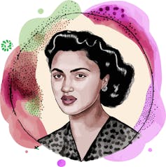 Illustration of a young Black woman
