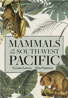 Illustrated book cover for Mammals of the South-West Pacific