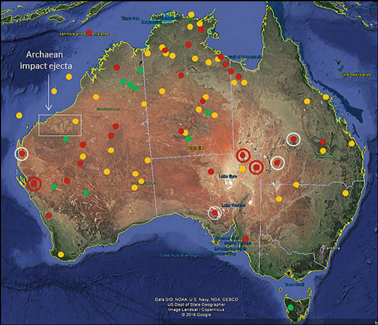 Estructura gigante en lo profundo de Australia puede ser el impacto de asteroide más grande jamás registrado: ScienceAlert