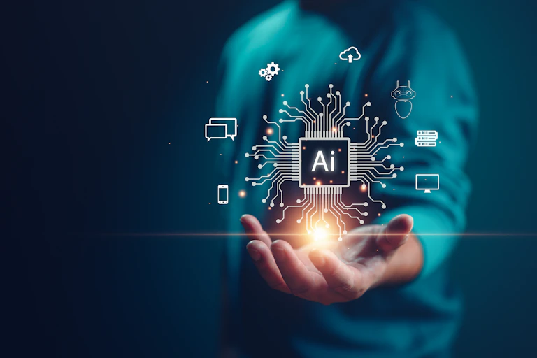 Representation of AI.