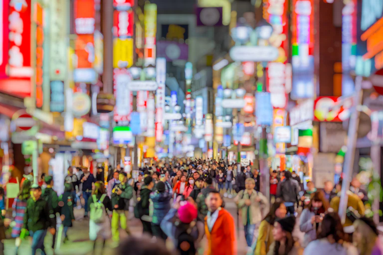 A street scene in Tokyo