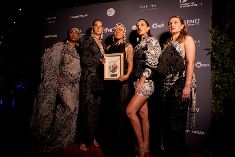 Lillardia with models wearing her designs.