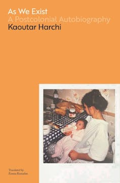 Book cover featuring a Polaroid picture of a woman holding a baby.