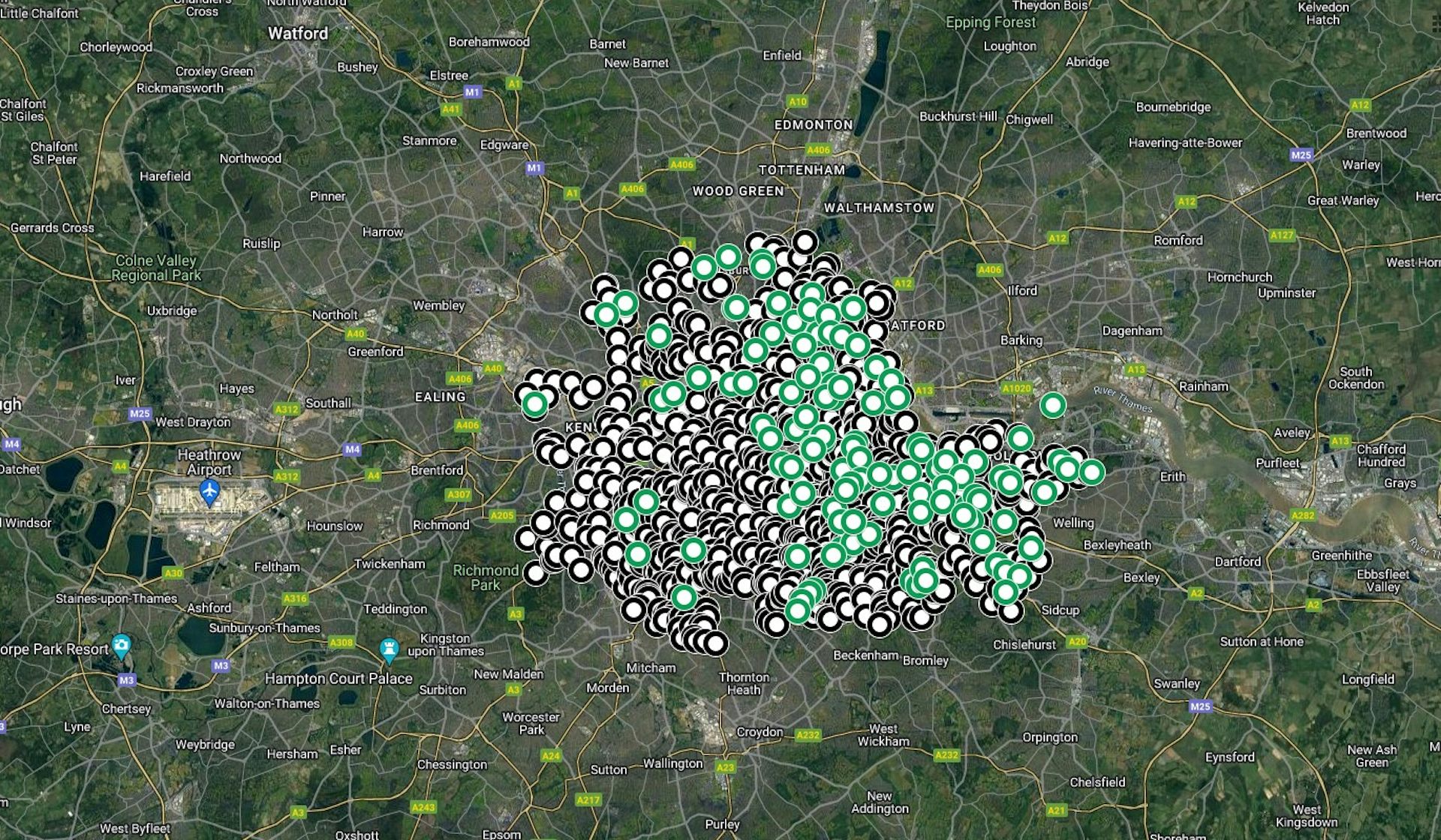 Google Maps Recoge Los Lugares De Impacto De Misiles V 1 Sobre Londres   File 20230816 17 Kuk6o6 