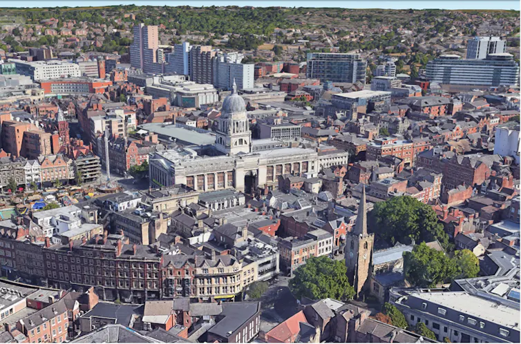 3D map of city