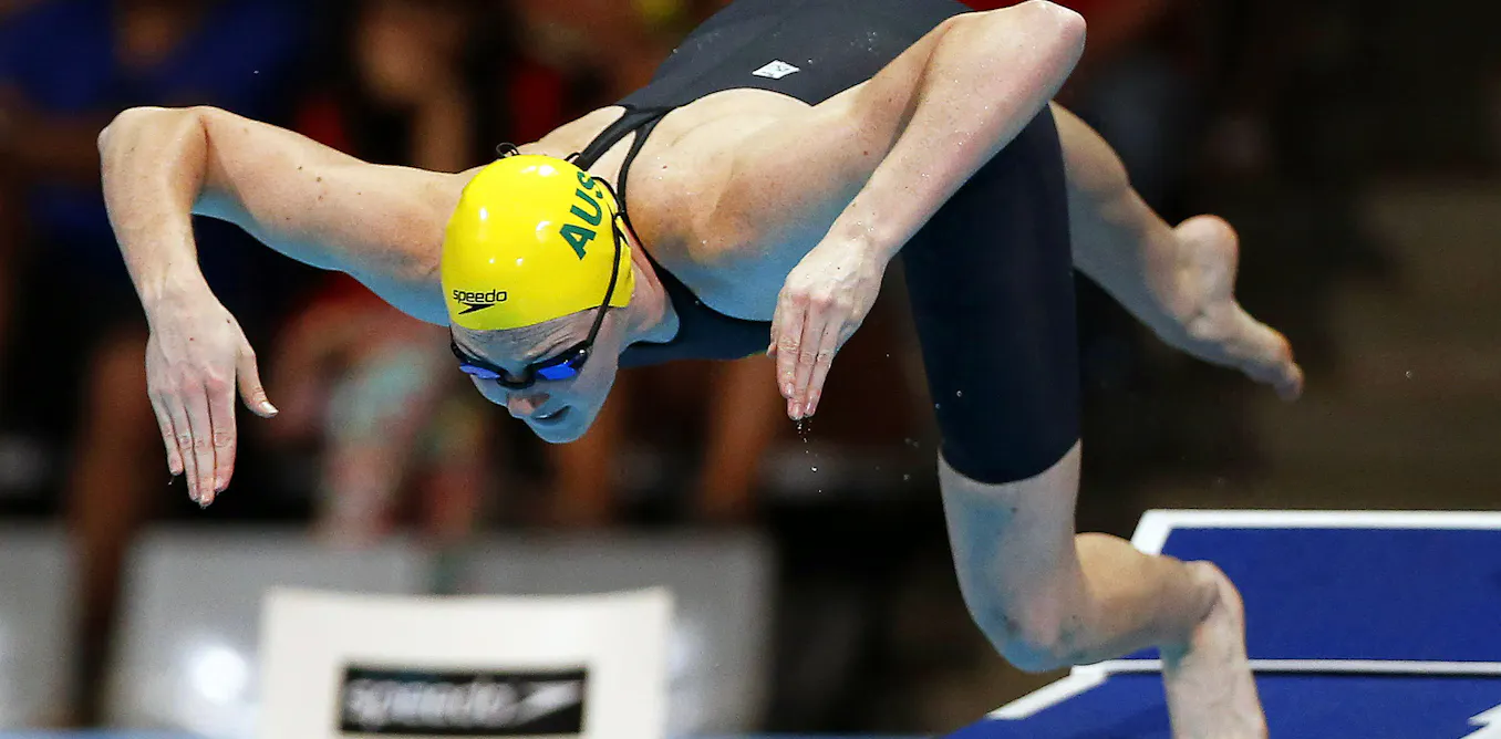 Take your marks … the science behind the perfect swimming dive