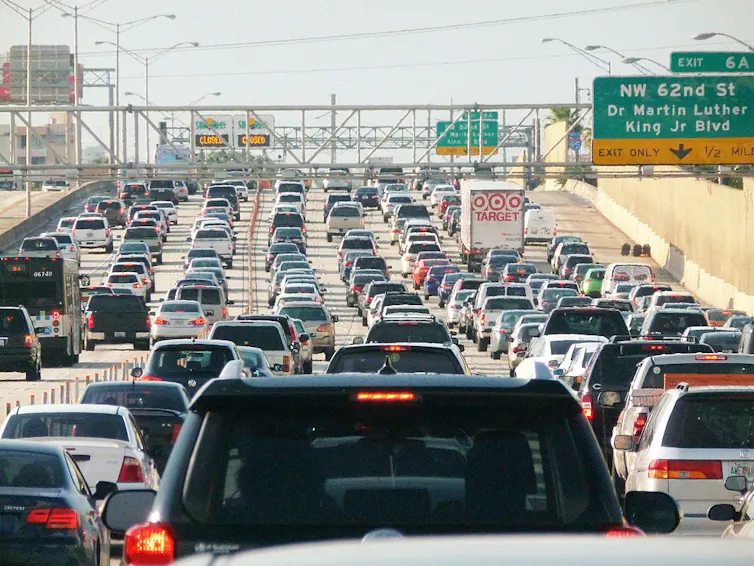 Embouteillage à Miami (Floride)
