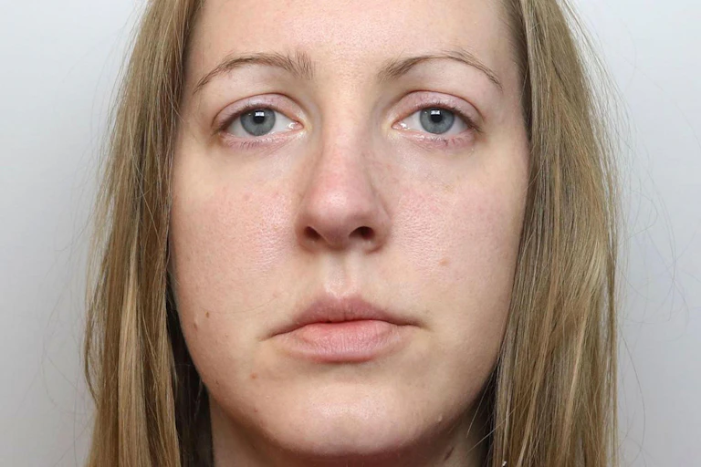 Lucy Letby's mugshot.